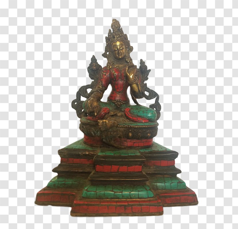 Bronze Statue Shrine 01504 Brass - Artifact Transparent PNG