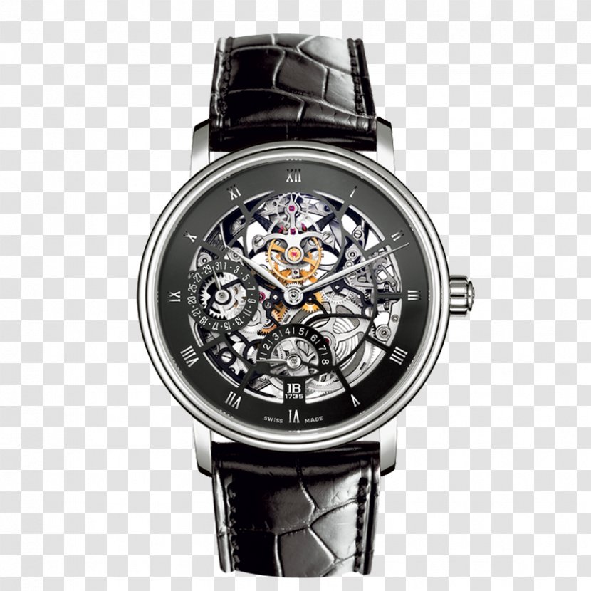 Villeret Watch Blancpain Tourbillon Clock - Jewellery - Watches Hollow Male Table Black Transparent PNG