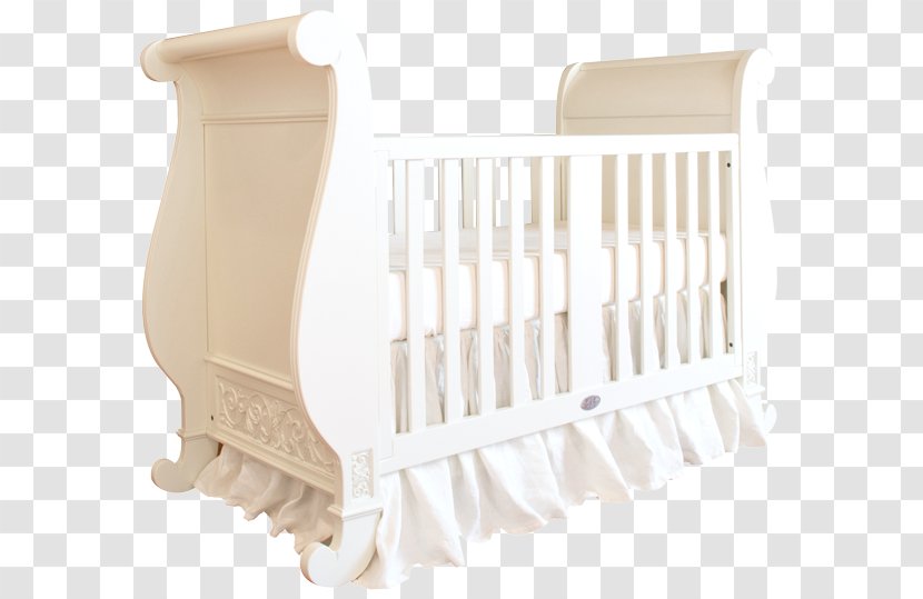 Cots Nursery Bed Frame Infant Furniture - White - Mattress Transparent PNG