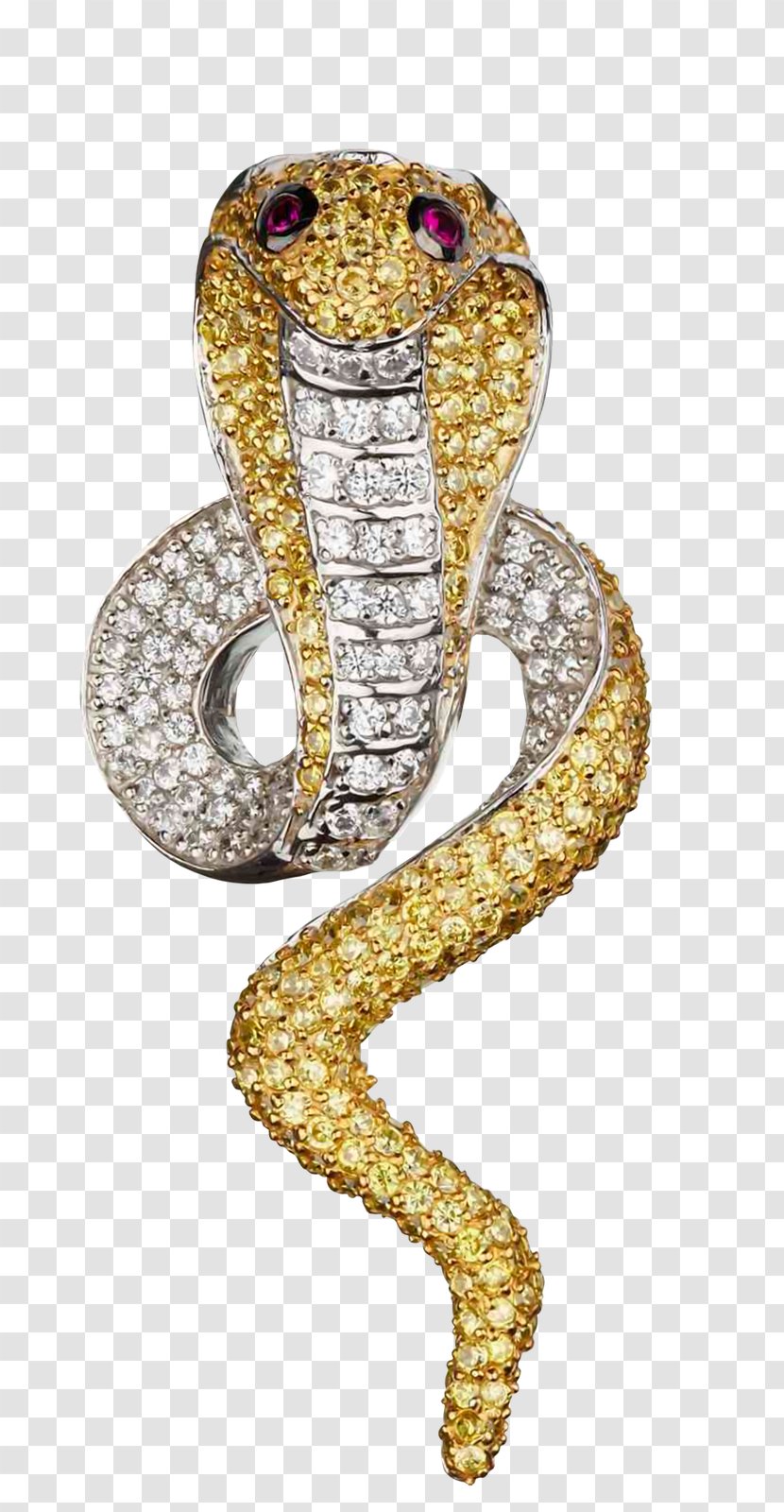 Rattlesnake Gold Cobra - Snake Transparent PNG