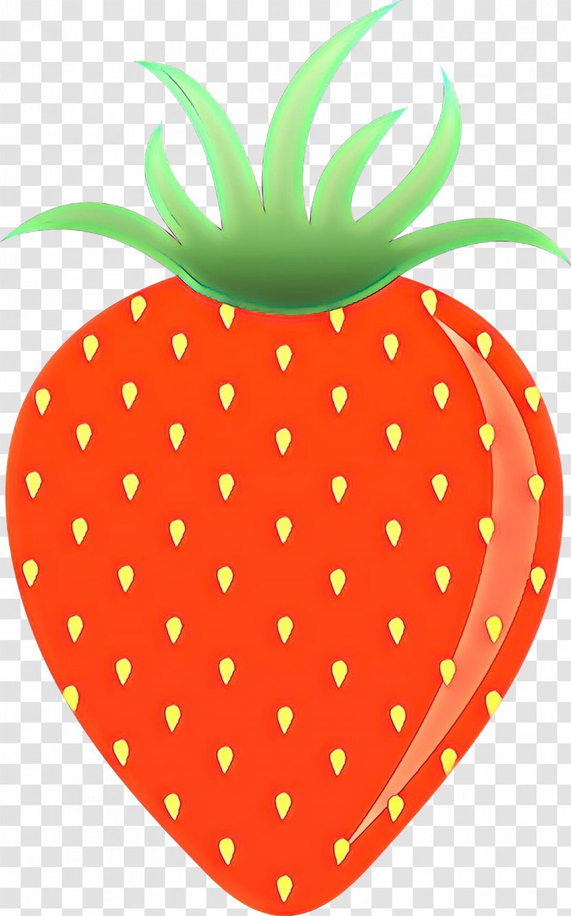 Strawberry Clip Art Pattern Heart Point - Fruit Transparent PNG