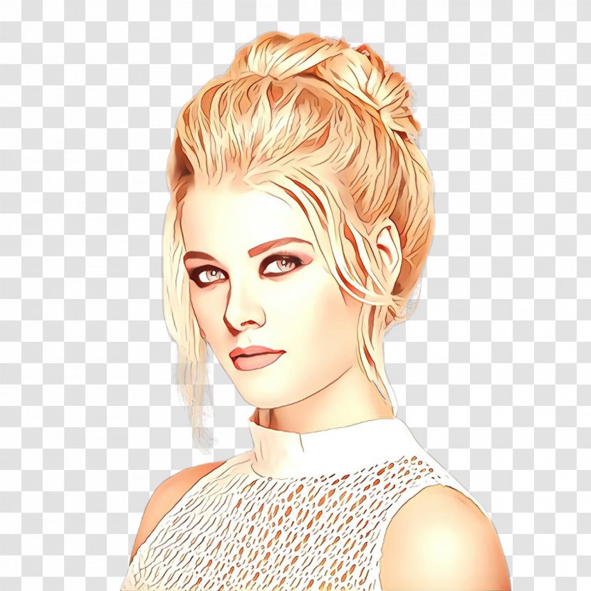 Hair Face Hairstyle Blond Eyebrow - Forehead - Lip Human Transparent PNG