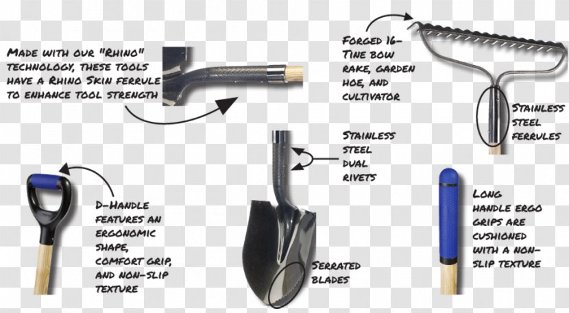 Tool Handle Brush Blade - Soil - Serrated Leaves Transparent PNG