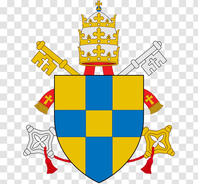 Apostolic Palace Sistine Chapel Pope Papal Coats Of Arms Della Rovere - Clement's Vector Transparent PNG