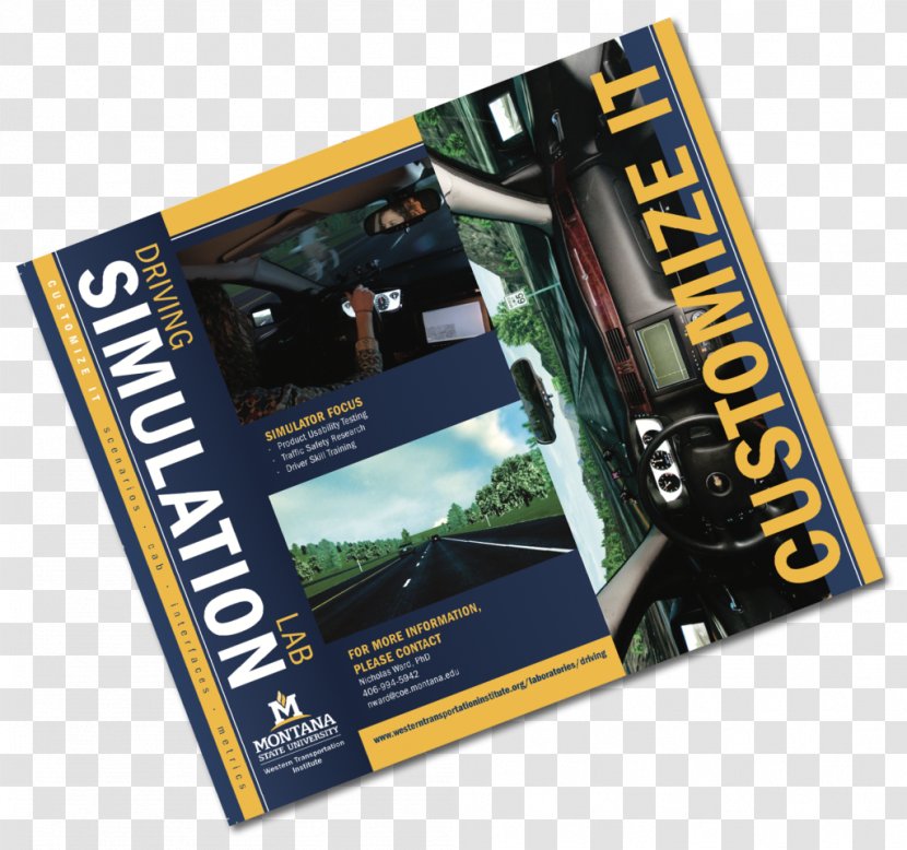 Driving Simulator Laboratory Marketing Brochure Simulation - Transport Transparent PNG