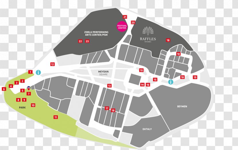 Zorlu Center Performing Arts Levent Map Shopping Centre Transparent PNG