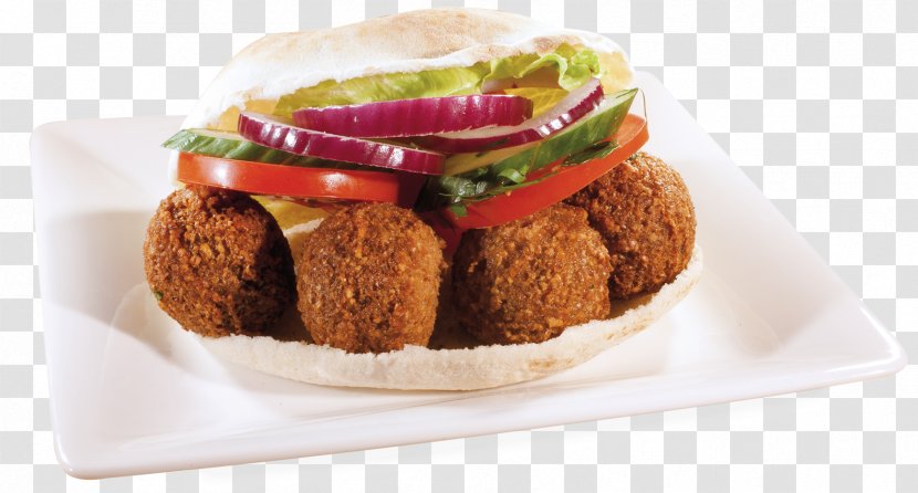 Falafel Baba Shawarma Middle Eastern Cuisine Veggie Burger - Fried Food - Salad Transparent PNG