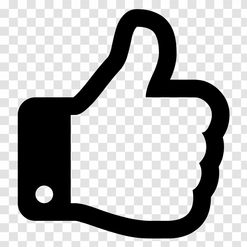 Font Awesome Thumb Signal Clip Art - Thumbs Up Transparent PNG