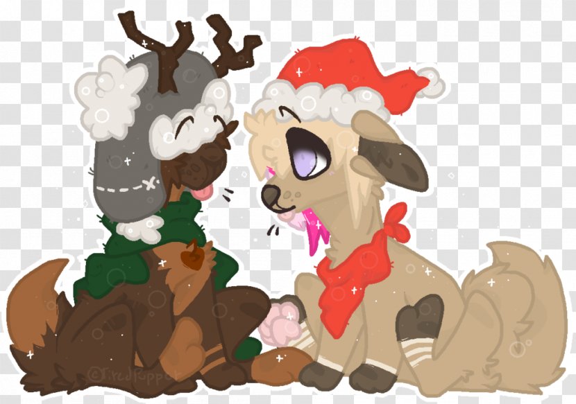 Reindeer Horse Cattle Clip Art - Christmas Transparent PNG