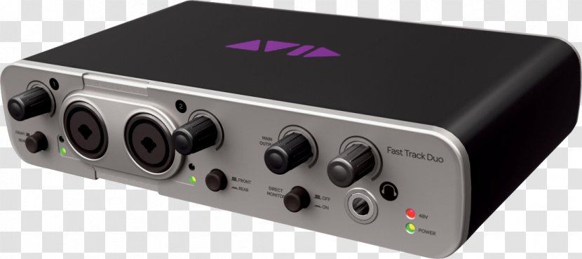 Pro Tools Digital Audio Avid Fast Track Duo M-Audio - Stereo Amplifier Transparent PNG