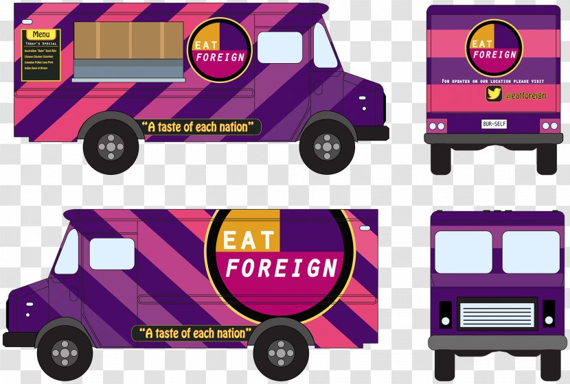 Commercial Vehicle Compact Car Product Transport Brand - Food Truck Transparent PNG