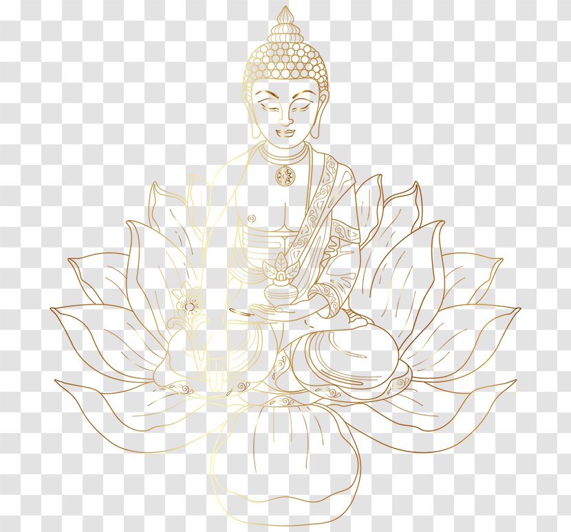 Illustration Buddha Vector Graphics Image Line Art - Buddhas Transparent PNG