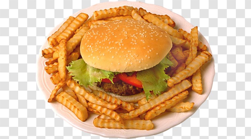 French Fries Buffalo Burger Hamburger Fast Food Cheeseburger - Meal - Hotgod Transparent PNG