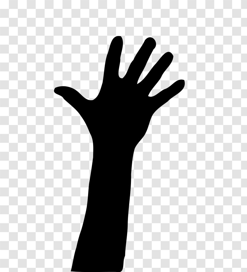 Praying Hands Silhouette Clip Art - Fist - Raise Transparent PNG