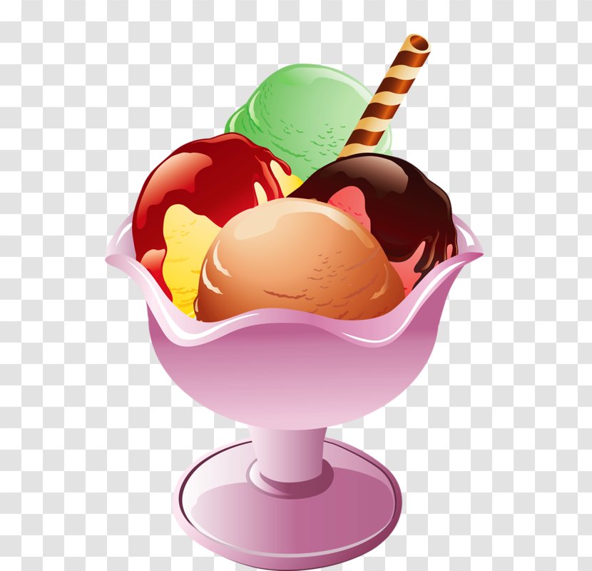 Sundae Ice Cream Cones Chocolate Waffle Transparent PNG