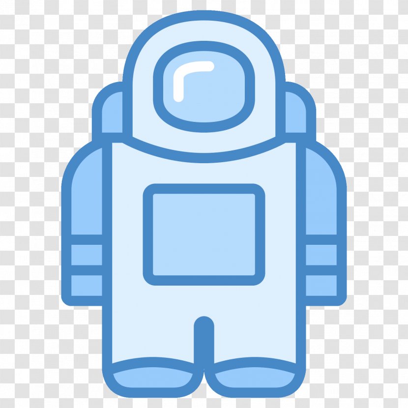 Clip Art - Blue - Astronaut Transparent PNG