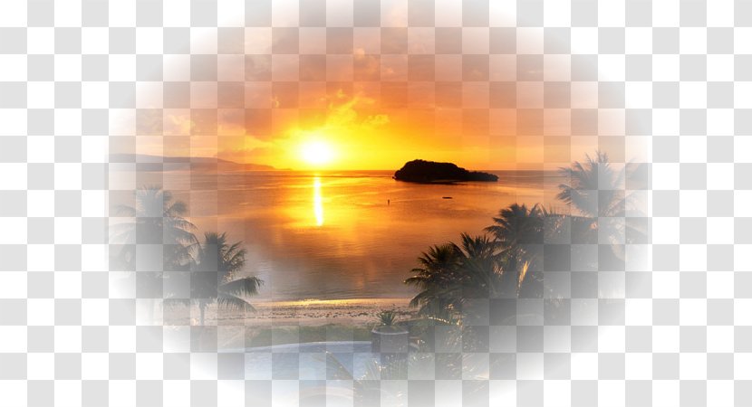 Desktop Wallpaper Hawaiian Beaches Ombi Langu - Horizon - Sun Set Transparent PNG