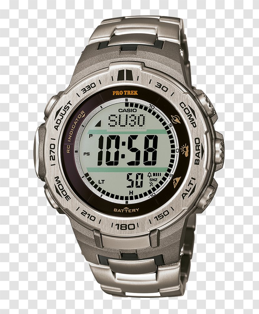 Casio Pro Trek PRW2500T Watch G-Shock - Accessory - Wave Ceptor Transparent PNG