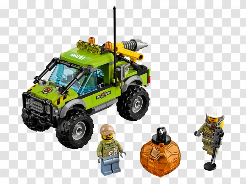 LEGO 60121 City Volcano Exploration Truck 60124 Base Toy Lego Minifigure - Retail Transparent PNG