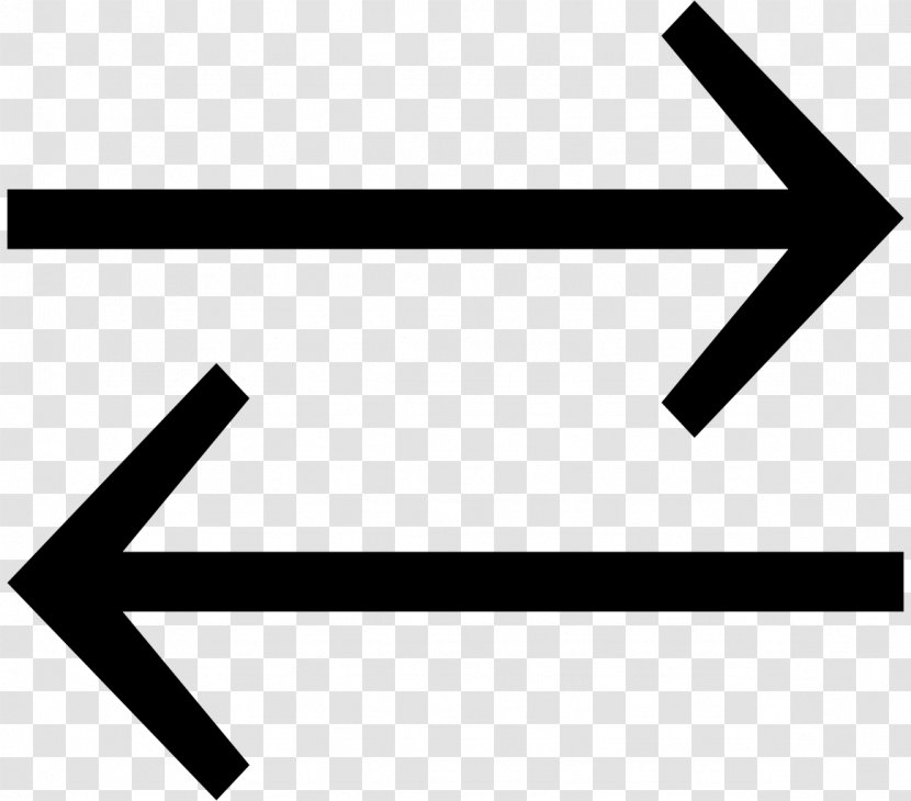 Equals Sign Arrow Symbol Chemical Equilibrium - Chemistry - Arc Transparent PNG