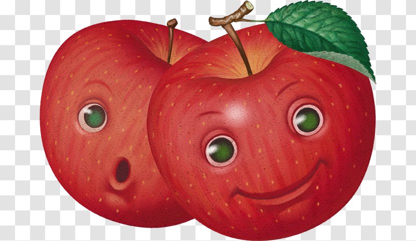 Apple Drawing - Food - Red Creative Transparent PNG