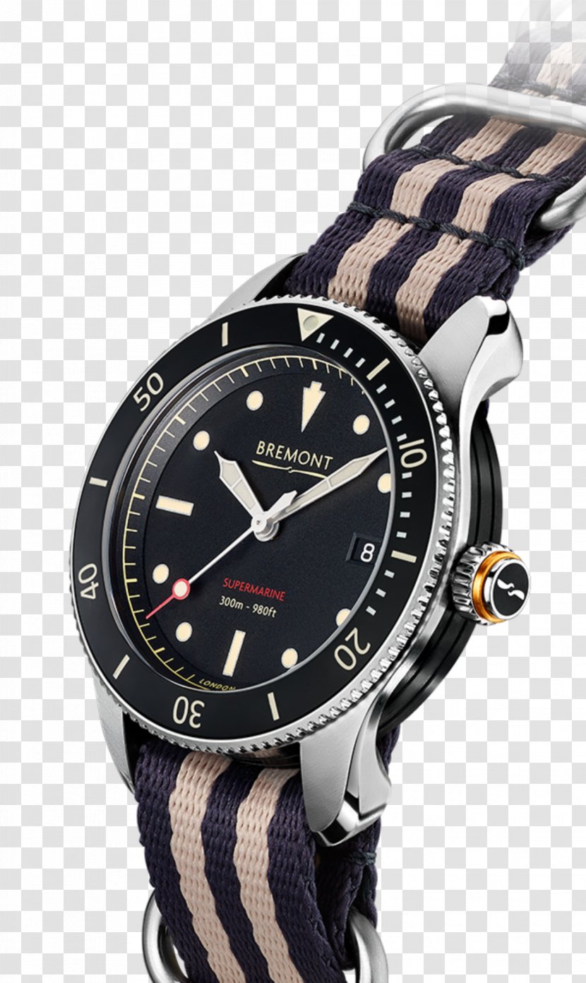 Bremont Watch Company Diving Strap Watchmaker - Chronometer Transparent PNG