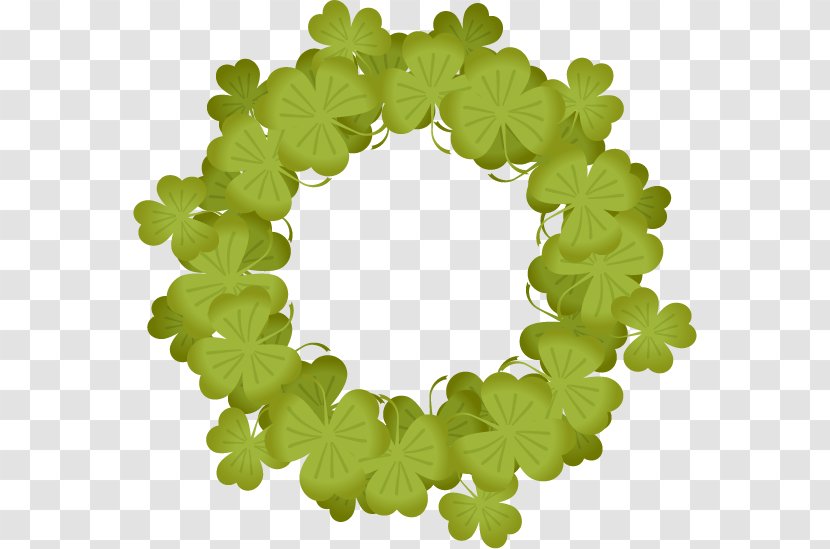Green Shamrock Leaf - St. Paddy's Party Transparent PNG
