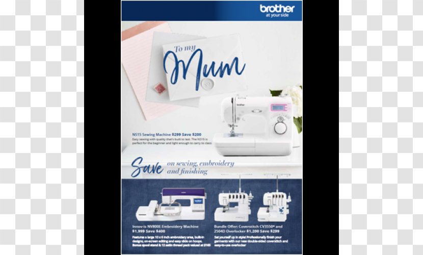 Machine Embroidery Mother's Day Gift Sewing - Crossstitch - Specials Transparent PNG