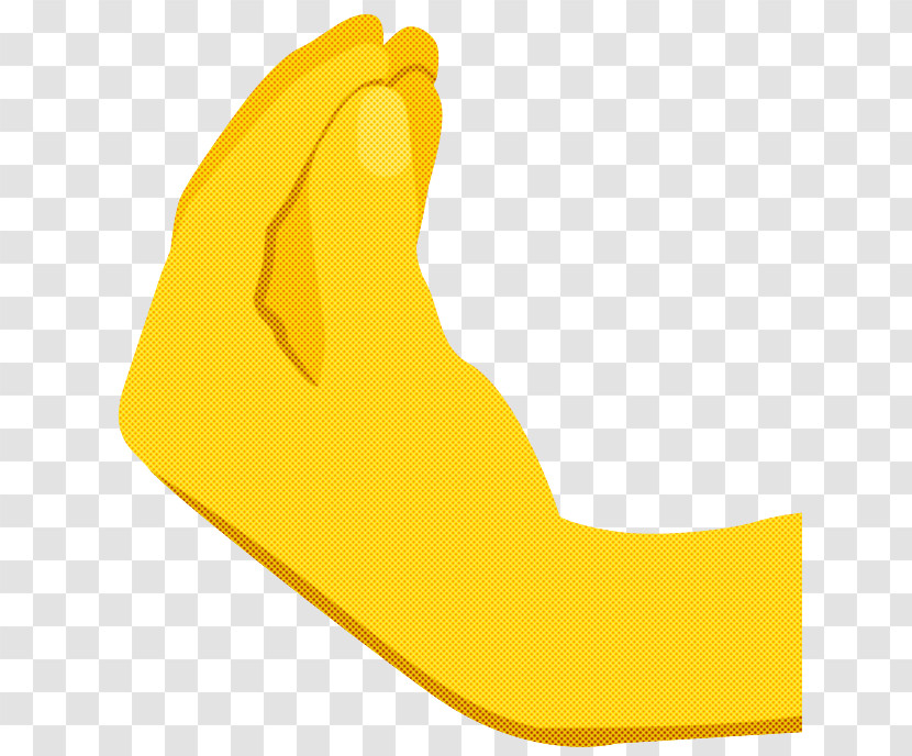 Angle Line Yellow Shoe Font Transparent PNG