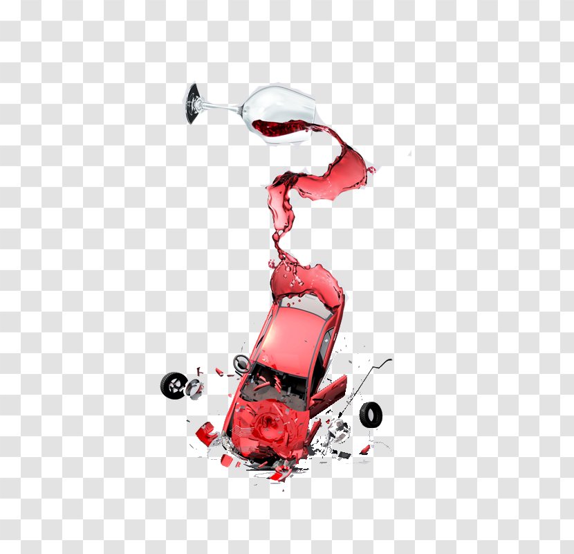 Car Driving Under The Influence Poster Transparent PNG