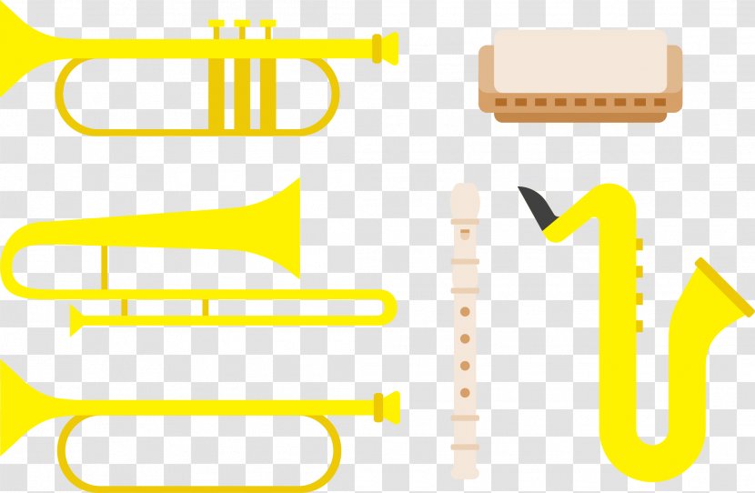 Logo Brand Material Font - Cartoon - Vector Musical Instruments Transparent PNG