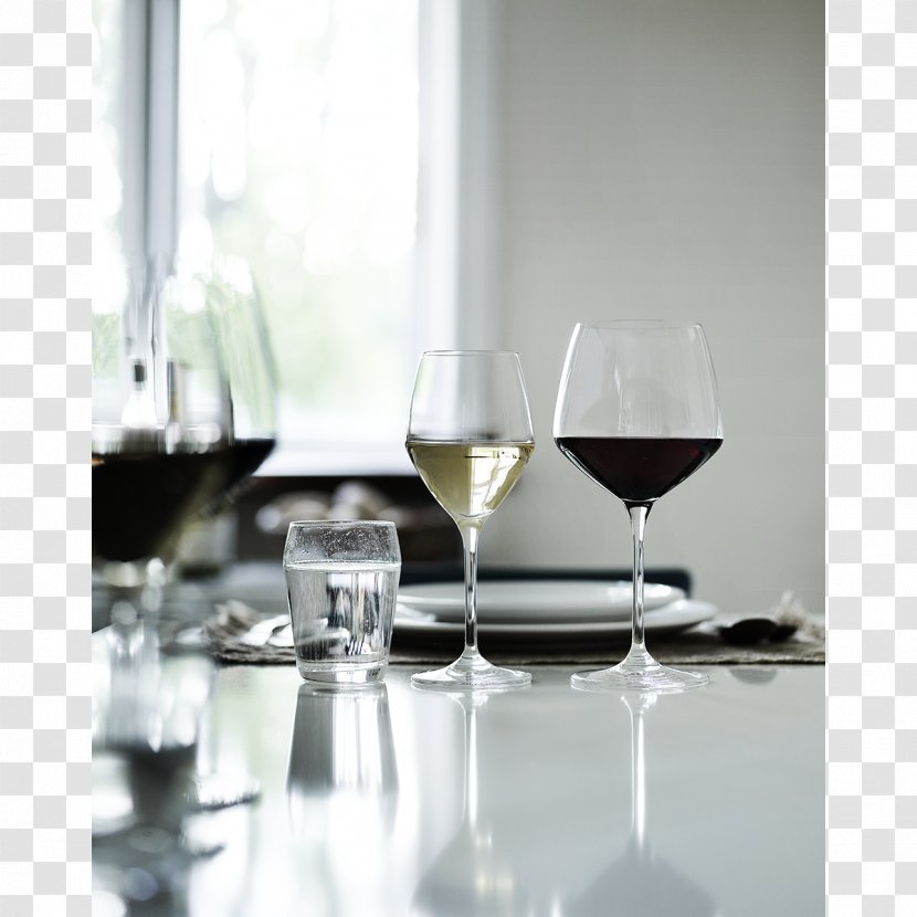 Holmegaard Wine Glass Red - Sodium Silicate Transparent PNG