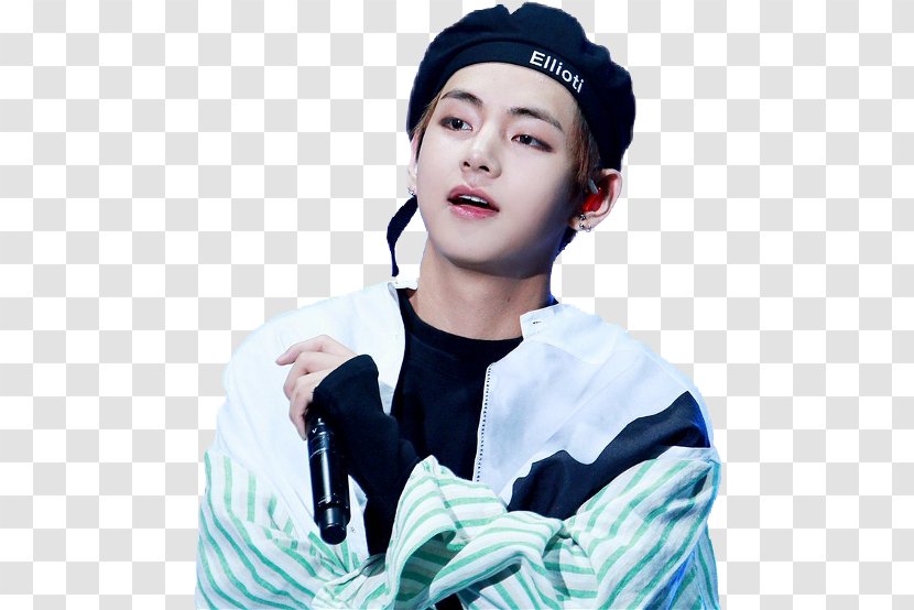 Kim Taehyung BTS Beret Hat Hoodie - Cartoon Transparent PNG