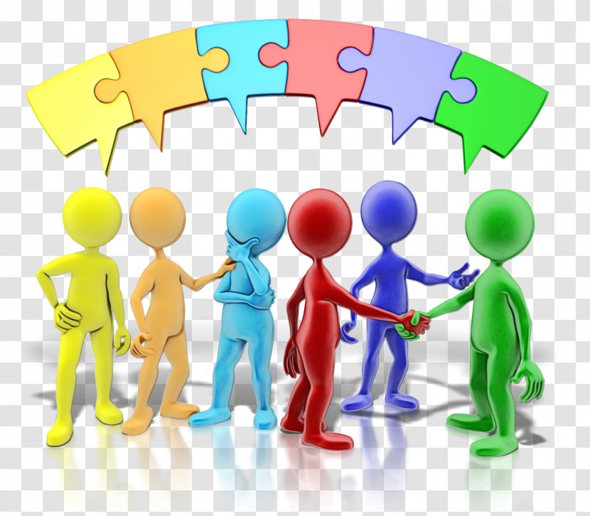 Social Group People Sharing Collaboration Clip Art - Paint - Team Celebrating Transparent PNG
