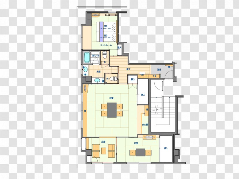 Floor Plan Facade Property - Schematic - Domestic Room Transparent PNG