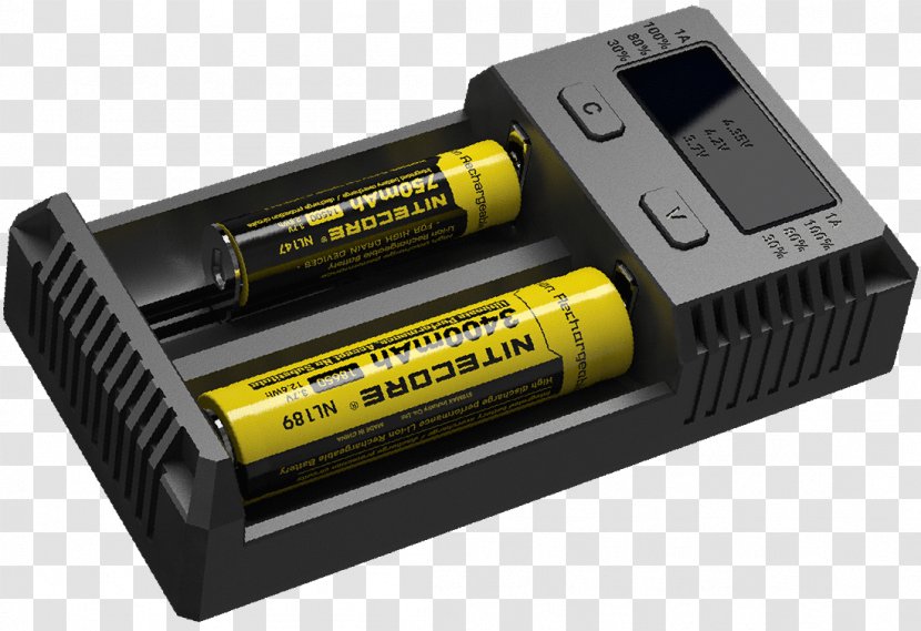 Smart Battery Charger Nitecore Intellicharger Electric Lithium Iron Phosphate - Full Of Umami Transparent PNG