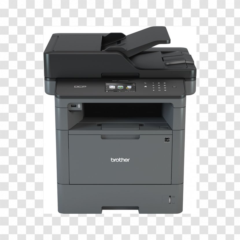 Multi-function Printer Brother Industries MFC-L5700DN Copier-Fax-Printer-Scanner-40ppm-256 MB-Duplex LAN Laser Printing - Automatic Document Feeder - Multifunction Transparent PNG