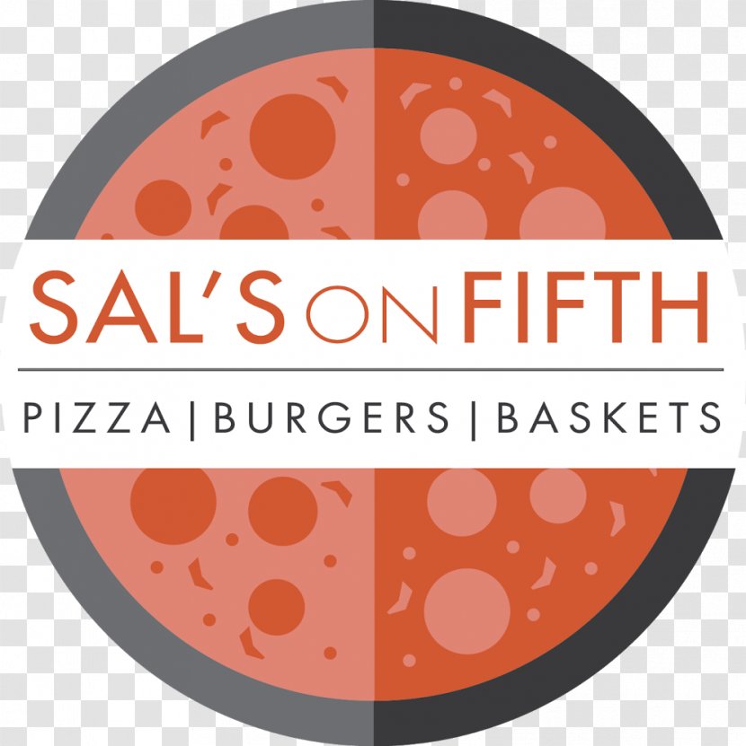 Sal's On Fifth Logo Restaurant Pizza Hamburger - Mozzarella Curd Transparent PNG