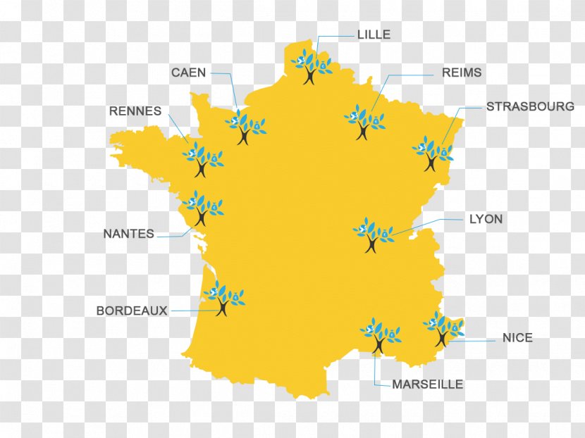 France Map Royalty-free - Blank Transparent PNG