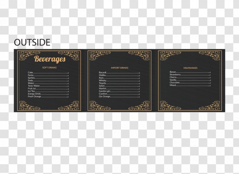 Brand - Restaurant Brochure Design Transparent PNG