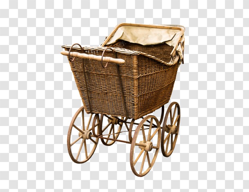 Carriage Baby Transport Toy - Storage Basket - Car Transparent PNG