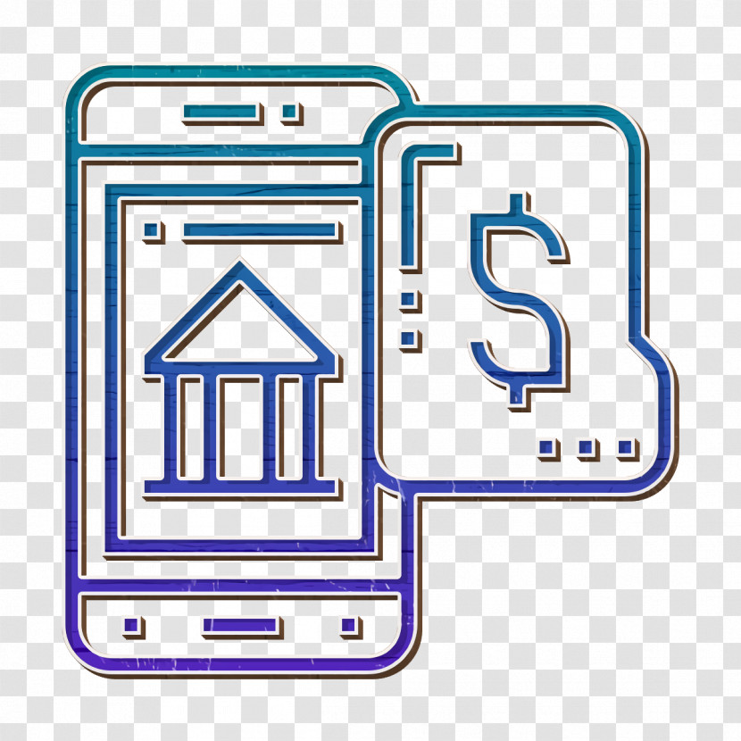 Digital Banking Icon Online Banking Icon Bank Icon Transparent PNG