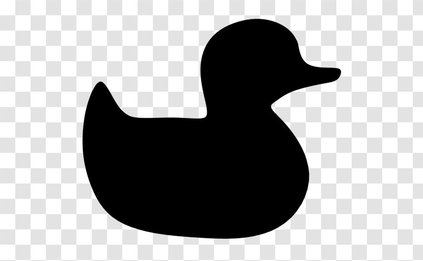 Clip Art Silhouette Neck Beak - Ducks Geese And Swans Transparent PNG