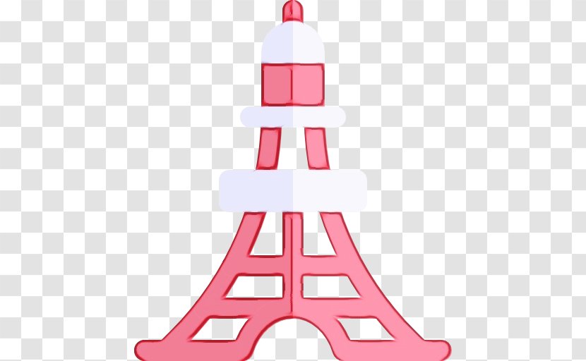 Christmas Tree Line - Pink M - Birthday Candle Transparent PNG