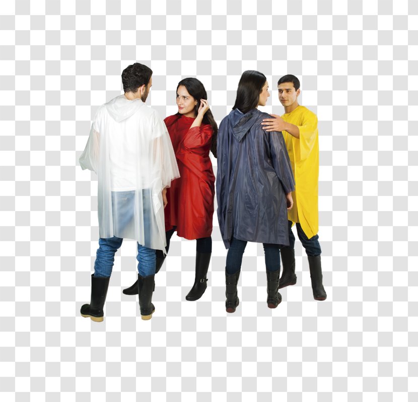 Raincoat Poncho T-shirt Plastic Hood - Silk Transparent PNG