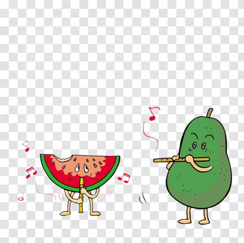 Watermelon Flute Fruit - Flower - Blows Transparent PNG