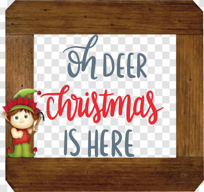 Christmas Deer Winter Transparent PNG