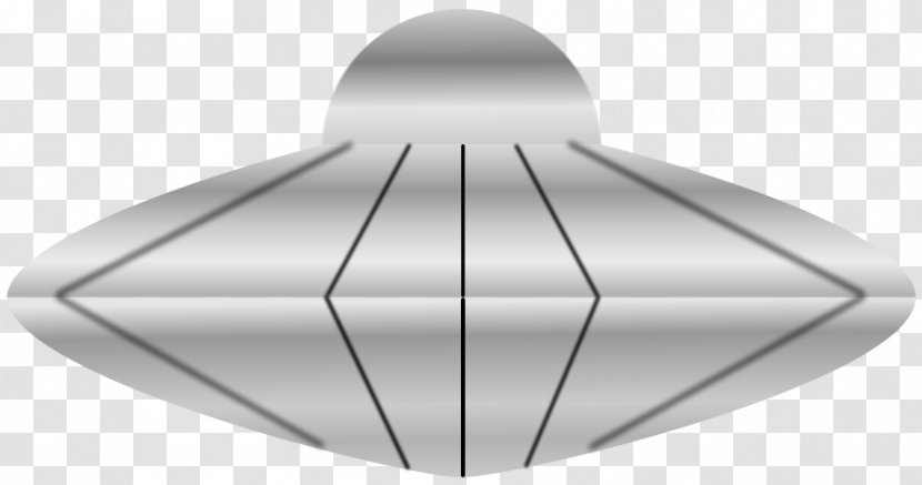 Flying Saucer Unidentified Object - Black Triangle - Vector Transparent PNG