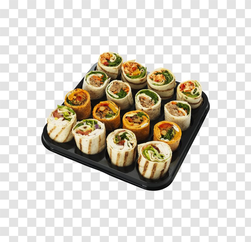 California Roll Gimbap Sushi Tableware Canapé - Finger Food Transparent PNG
