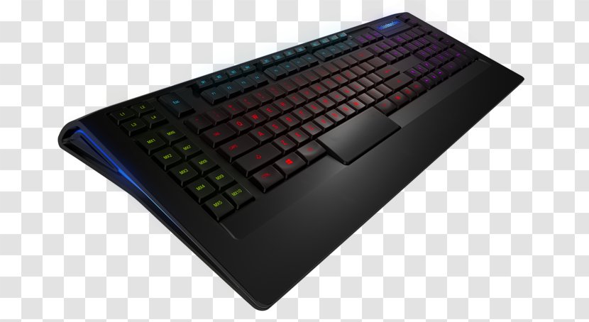 Corsair Gaming K55 RGB Computer Keyboard Mouse Color Model Keypad Transparent PNG